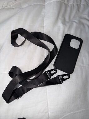iPhone 14 Pro Phone Crossbody Lanyard Case with Detachable Clips